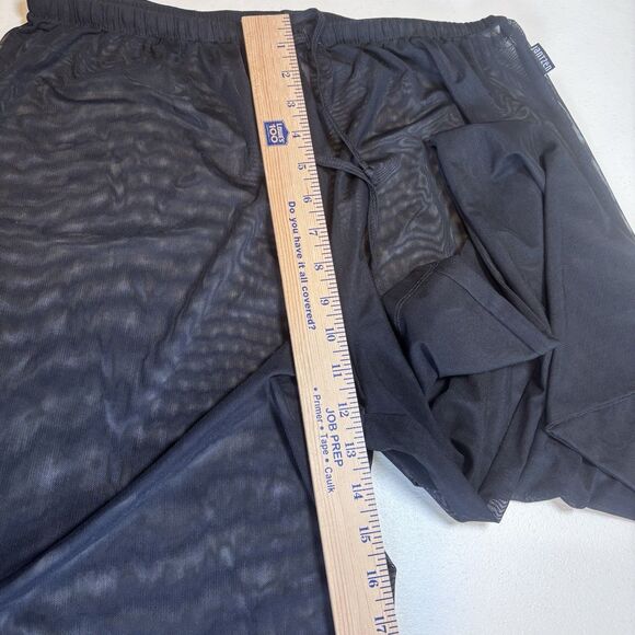 Jantzen Womens Swim Wide Leg Cover Up Pants Size M  Black High Rise Pull On - Picture 11 of 11